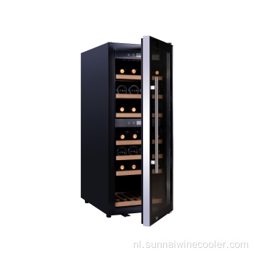 Dubbele zone kleine wijn koelkast elektrische wijn